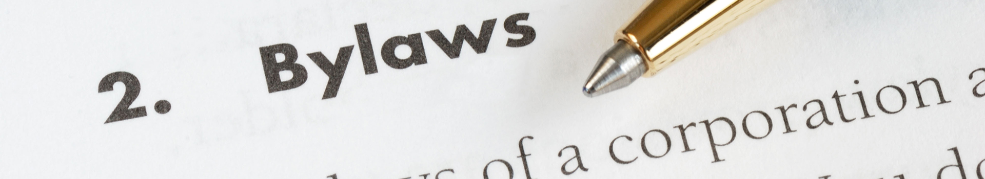 Proposed Bylaws amended