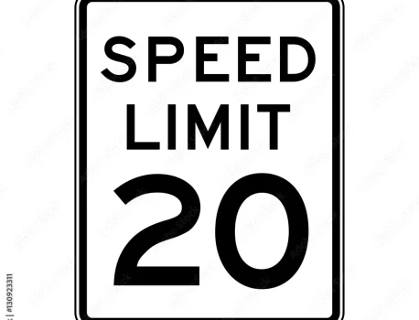 Please watch your speed